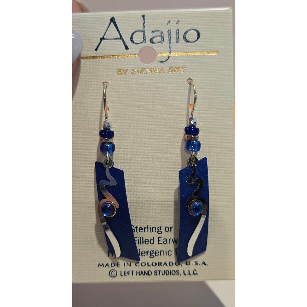 NWT Adajio by Sienna Sky blue earrings